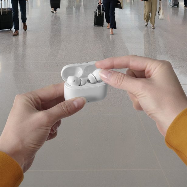 Hama Bluetooth sluchátka Passion Clear II, špunty, ANC/ENC, aplikace, bílá