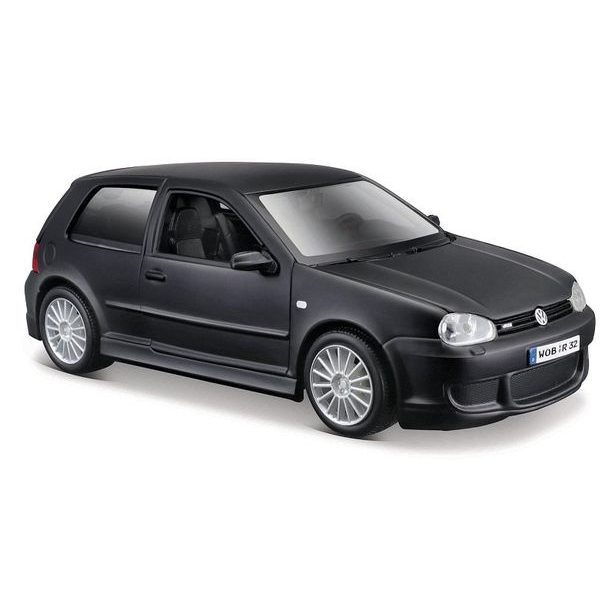 Maisto Maisto - Volkswagen Golf R32, matně černá, 1:24