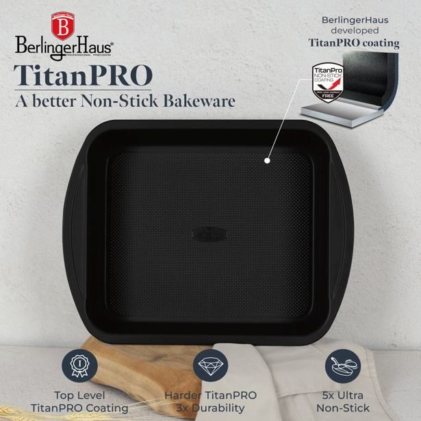 BERLINGERHAUS Plech na pečení s titanovým povrchem Deep Sea Collection BH-8698
