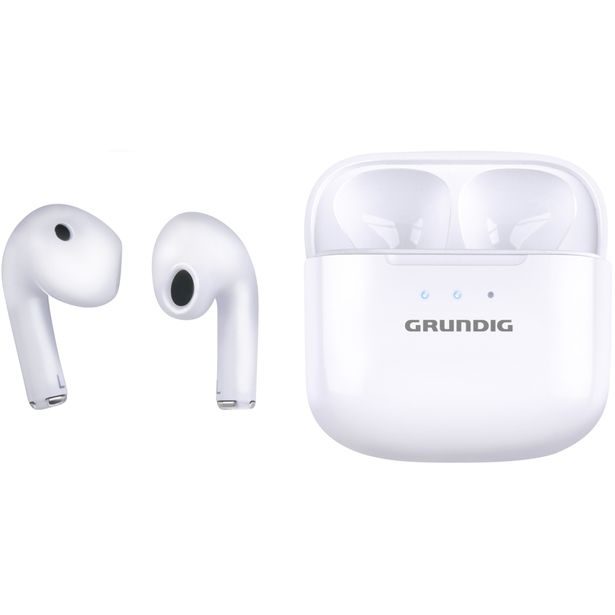 GRUNDIG Bezdrátová bluetooth sluchátka GRUNDIG bílá ED-242661bila