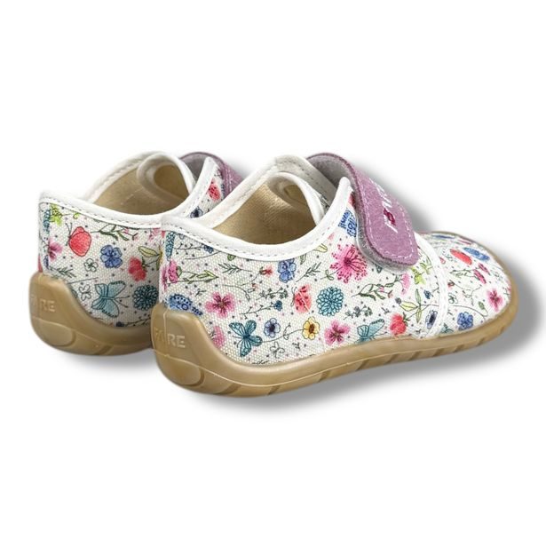 Dětská domácí obuv Fare bare - Květinky