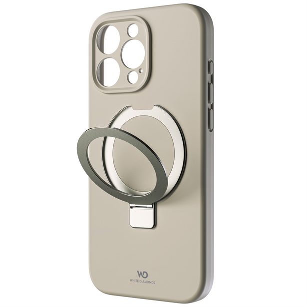 White Diamonds Mag Urban Stand Case, kryt pro Apple iPhone 16 Pro Max, MagSafe kompatibilní, pískový