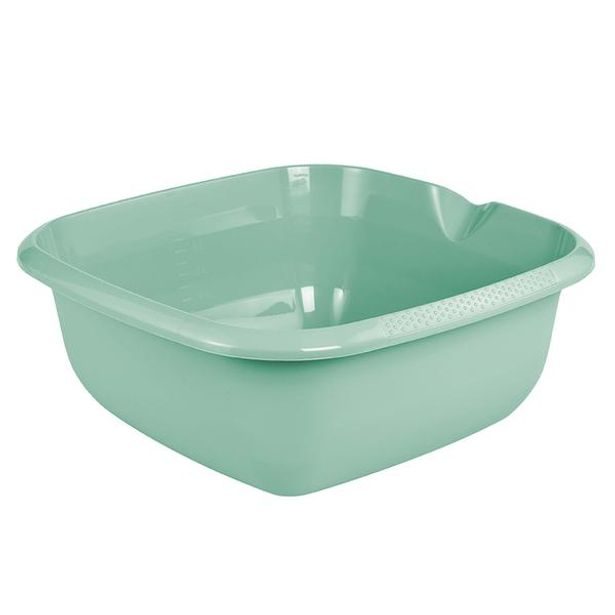 Keeeper MISKA HRANATÁ S VÝLEVKOU 38X38X15CM,13L SEV.ZELENÁ