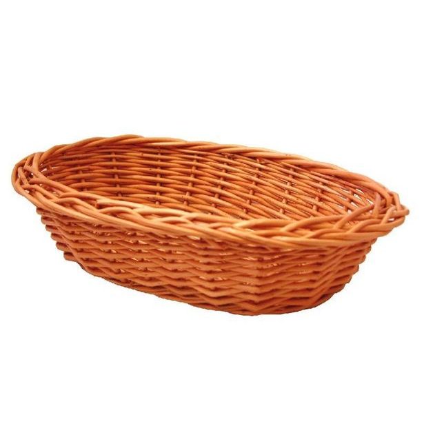 ošatka ovál 30x20x5cm,plná proutěná