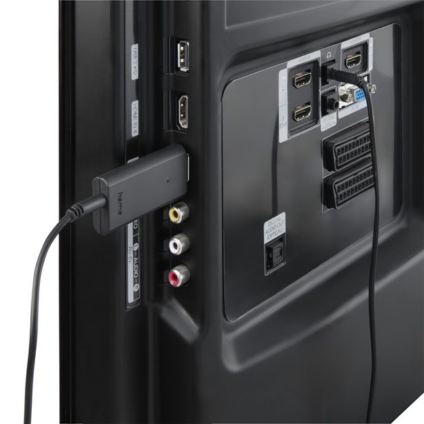 Hama bezdrátová TV sluchátka, USB 2,4 GHz vysílač, Bluetooth