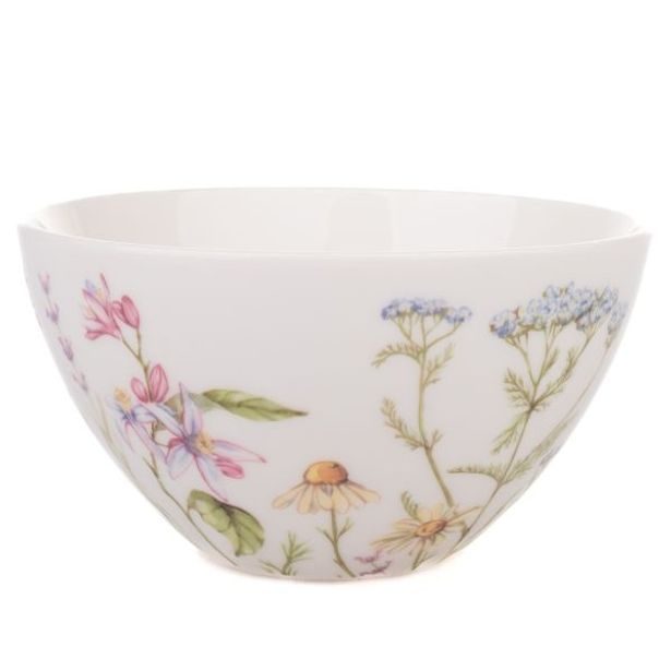 miska 440ml LUČNÍ KVĚTY 2, d13x7cm, porcelán
