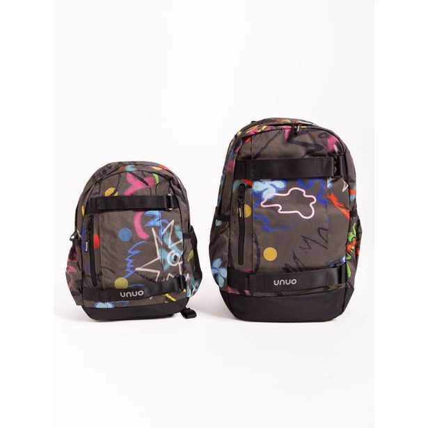 Unuo, Dětský batoh Stepino, 9l, Khaki, Fantazie