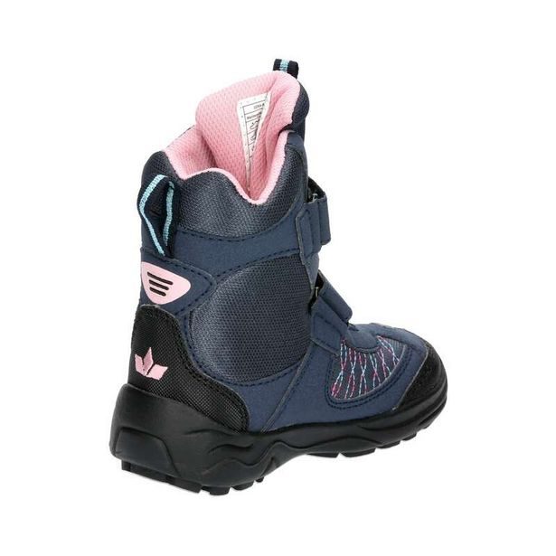 Dívčí zimní boty s LED blikačkou LICO - Marine/rosa/turkis