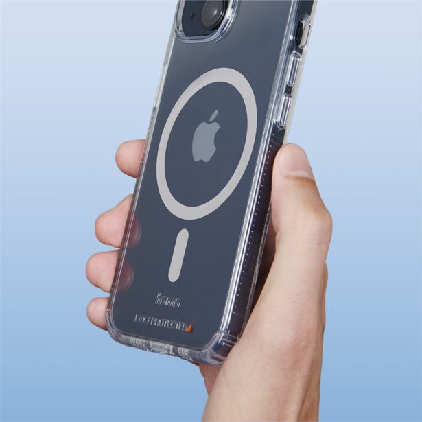 Hama Extreme Protect, kryt pro Apple iPhone 16e, magnetický, D3O®, nežloutne, průhledný