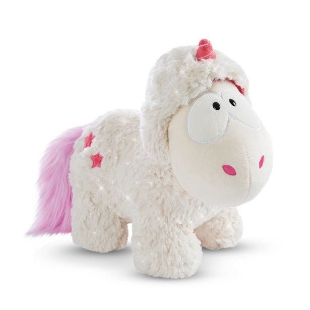 NICI NICI plyš Jednorožec Theodor ve sněhové kombinéze 32cm, GREEN