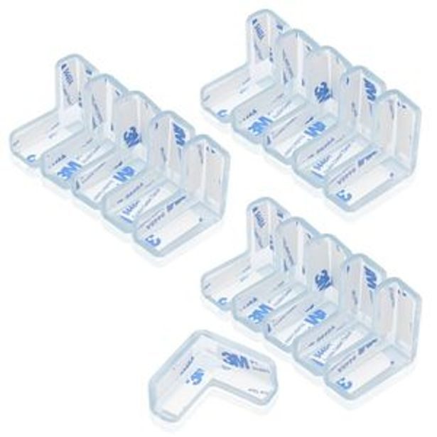 chránič rohů 4ks, transp.plast, samolepící