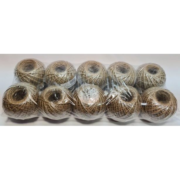 motouz 100g JUTA, 67m, TEX500x3, CZ, přírodní