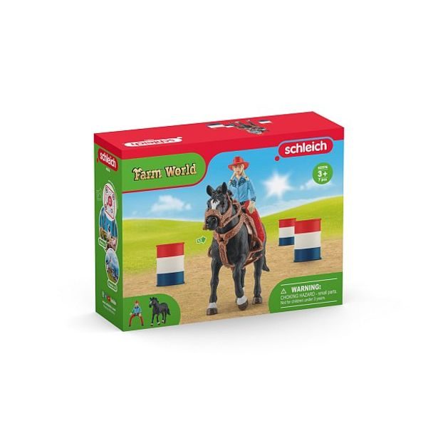 SCHLEICH Kovbojský závod kolem barelů