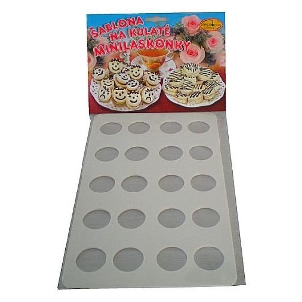 šablona na minilaskonky kulatá