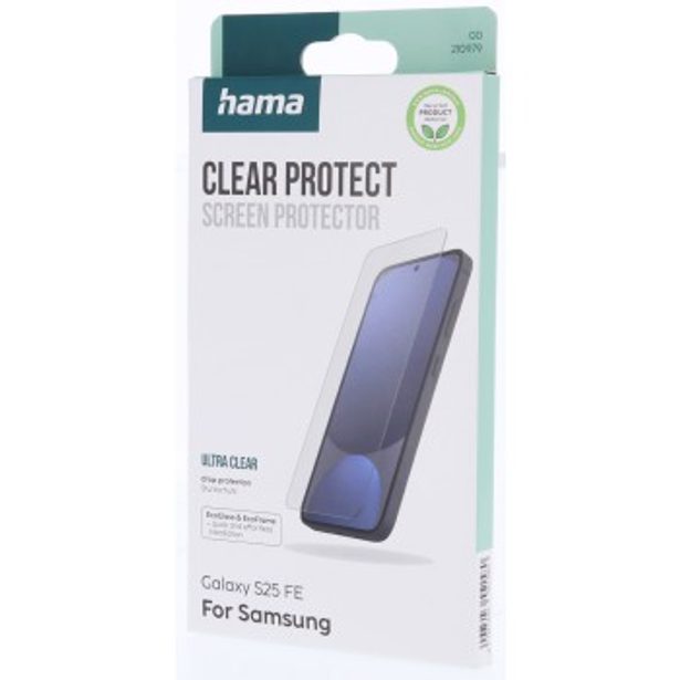 Hama Clear Protect, ochranné sklo na displej pro Samsung Galaxy S25 FE