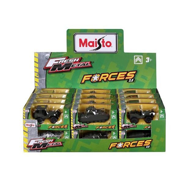 Maisto Maisto Display box - Fresh Metal Force 3, assort 24ks