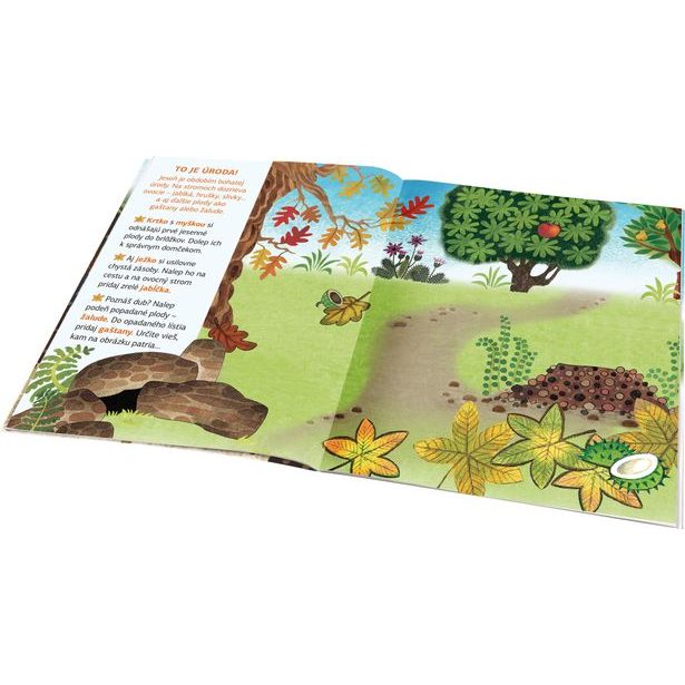 KRTKO a JESEŇ ─ Kniha samolepiek