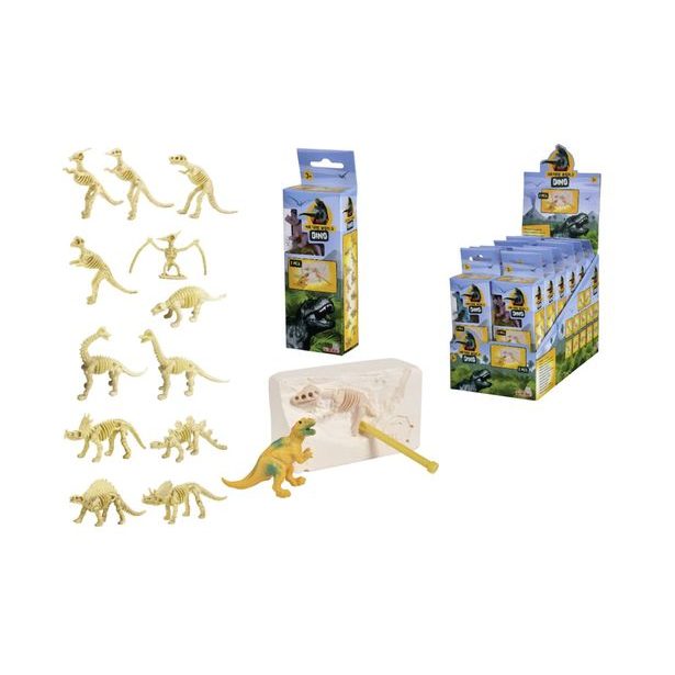 Sada na vykopávání dinosaura, 12 druhů, DP12