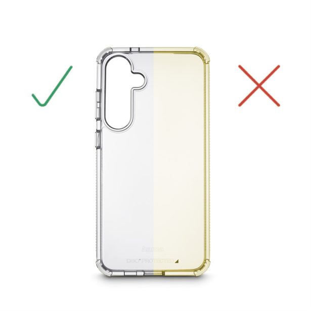 Hama Extreme Protect, kryt pro Samsung Galaxy S24 FE, D3O®, nežloutne, průhledný