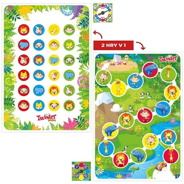 Hasbro gaming TWISTER Junior společenská hra CZ/SK verze