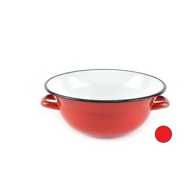 krajáč d26cm (3,0l) červený, smalt