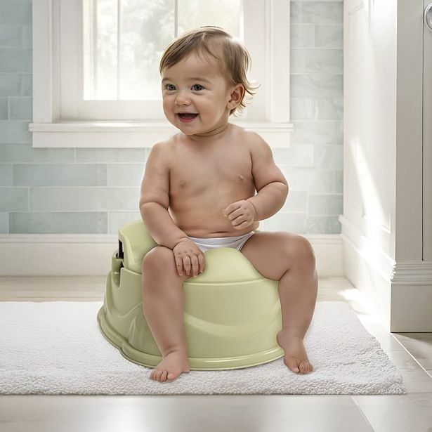 DOLU 3v1 nočník, sedátko na WC, stolička, světle zelená, 20x34,5x37 cm