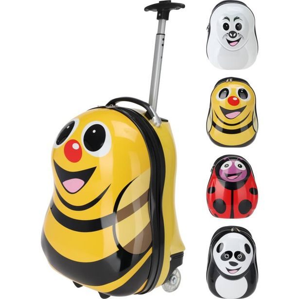 PROWORLD Dětský cestovní kufr a batoh Panda KO-491940220pand