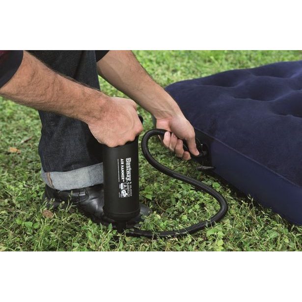 Semišová nafukovací matrace 188x99x22cm