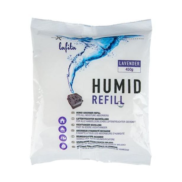 LAFITA NÁPLŇ DO POHLCOVAČE VLHKOSTI LAFITA 450G,LEVANDULE_hamashop