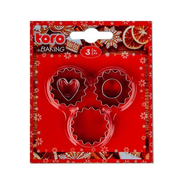 TORO VYKRAJOVÁTKA NA CUKROVÍ 3KS KOLEČKO VROUB.-SRDCE_hamashop