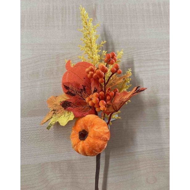 dekorace VĚTEV+BOBULE+DÝNĚ PODZIM, 38x15m, závich, plast