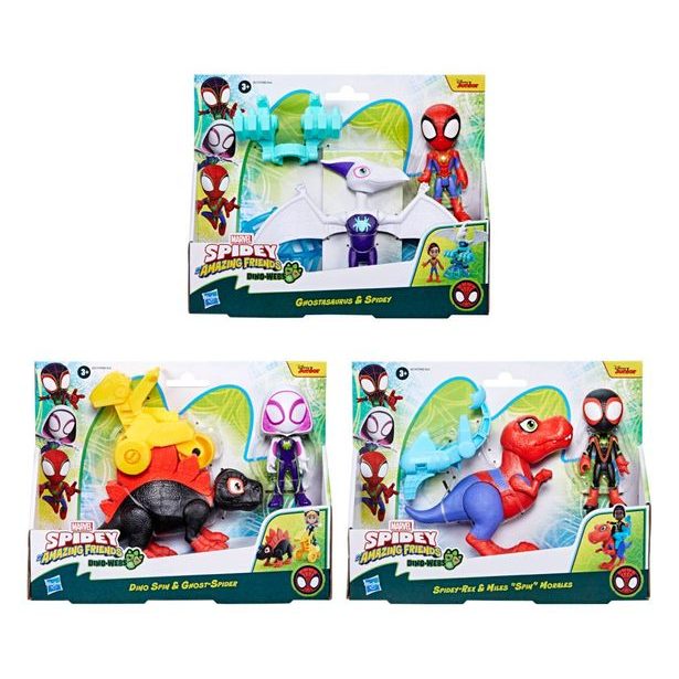 SPIDER-MAN SPIDEY AND HIS AMAZING FRIENDS FIGURKA S DINOSAUREM A PŘÍSLUŠENSTVÍM
