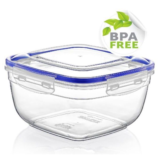 box 2,40l čtverec, klick 20x20x11,5cm, netekoucí