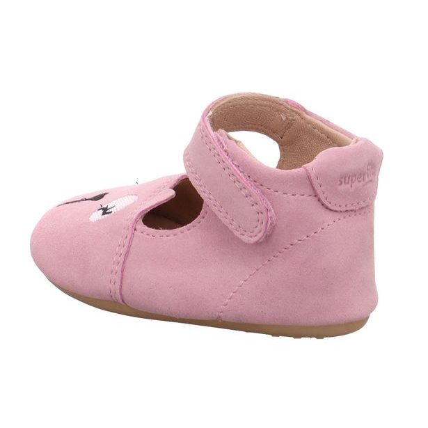 Dětské capáčky, první boty Superfit 1-006229-5500 - starorůžové