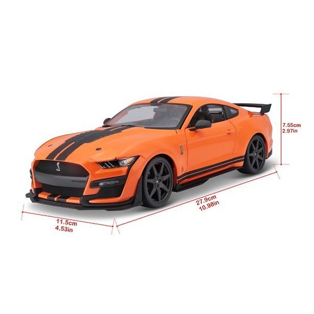 Maisto Maisto - 2020 Ford Shelby GT500, oranžová, 1:18