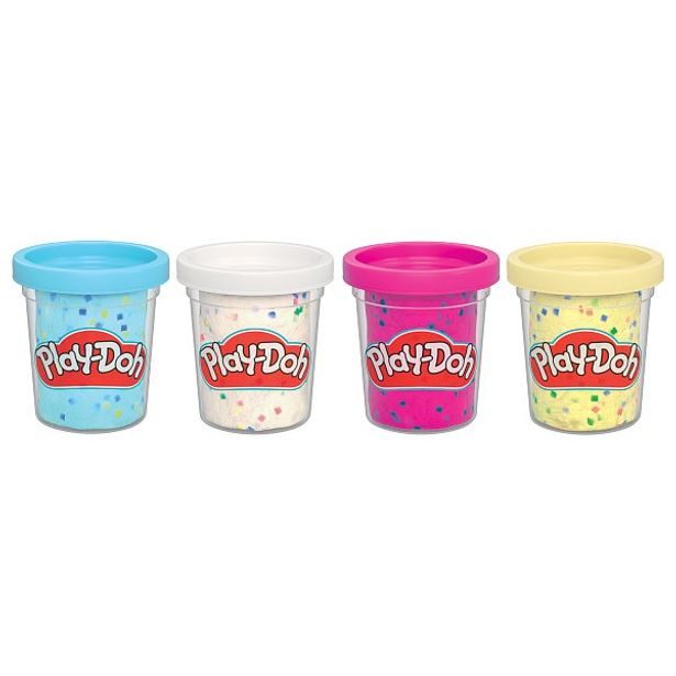 HASBRO - Play-Doh HASBRO - Play-Doh 4ks kelímků s konfetami