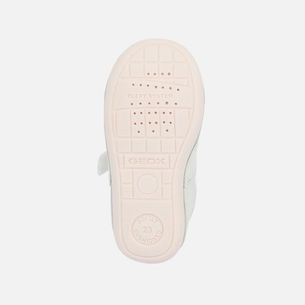 Bílé dívčí tenisky Geox Tutim