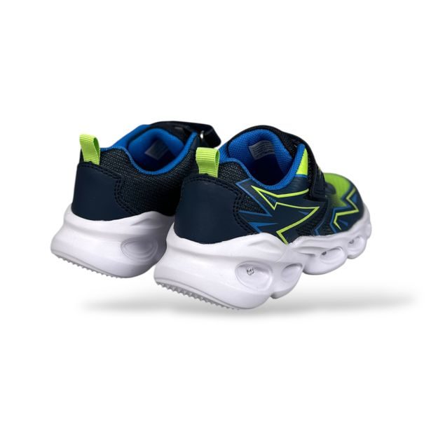 Chlapecké extra lehke celoroční blikající tenisky Richter - modré