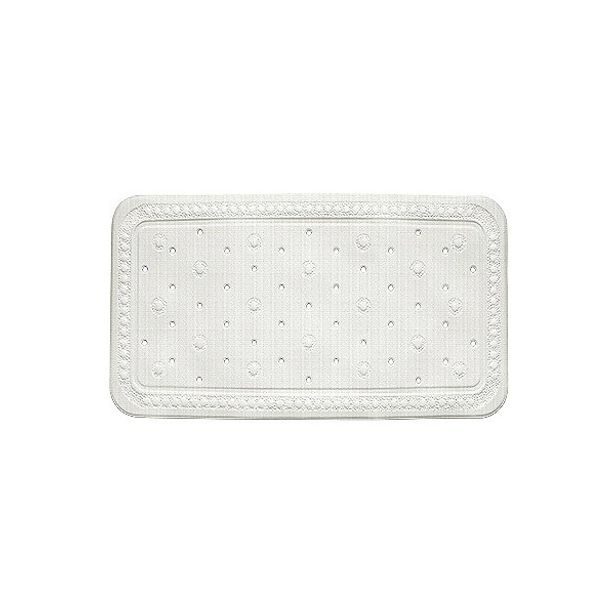 KELA Vanová podložka KRETA PVC bílá 72x36cm KL-22361