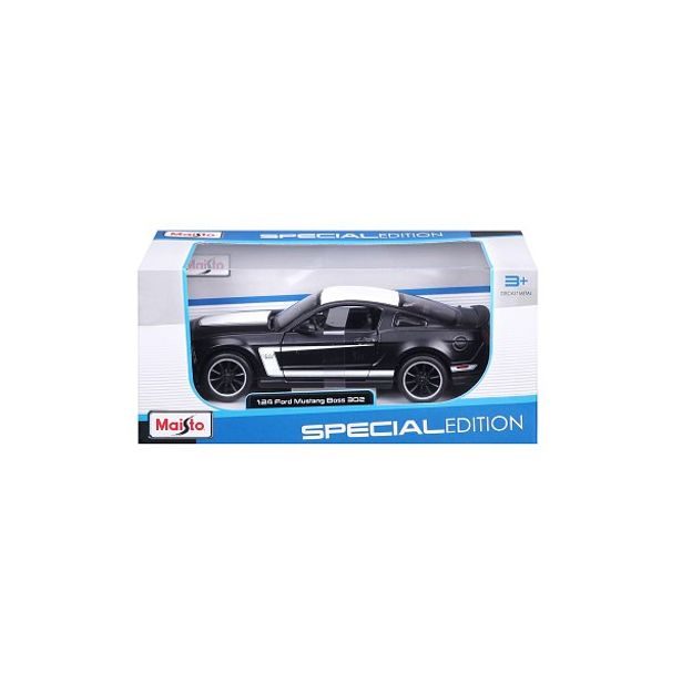 Maisto Maisto - Ford Mustang Boss 302, matně černá, 1:24