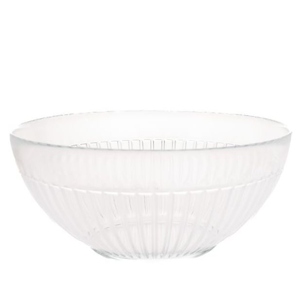 miska d21,5x10cm, vroubk.sklo