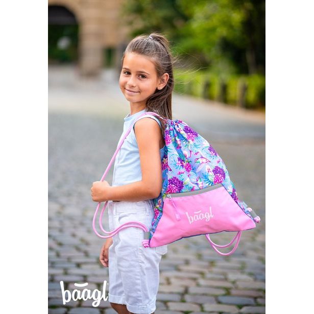 BAAGL SET 3 Airy Kolibřík: aktovka, penál, sáček