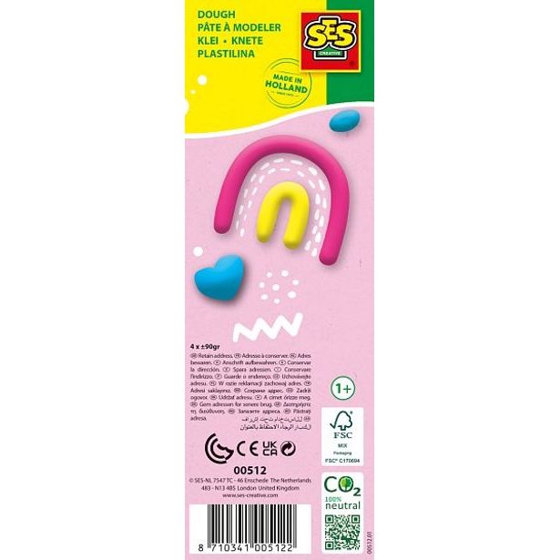 SES Modelína 4 x 90g