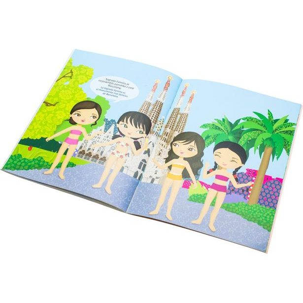 Šaty pro Ines - kniha samolepek Baagl