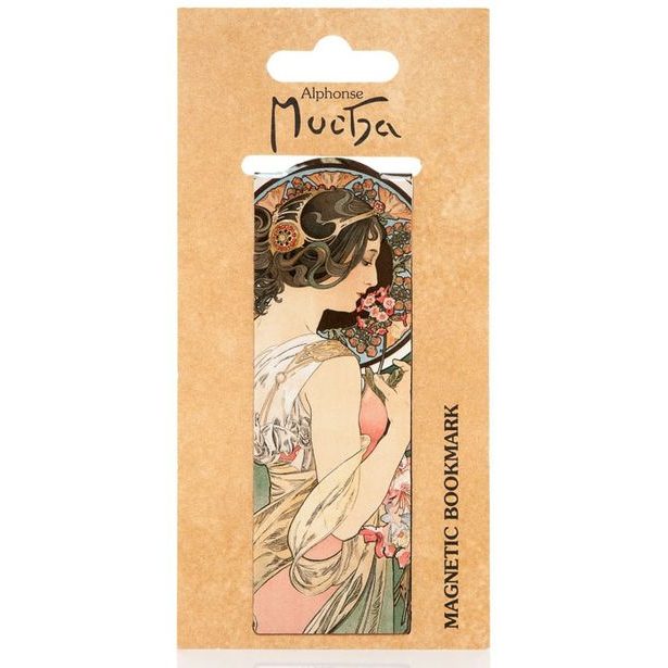 Magnetická záložka Alfons Mucha – Primrosa Baagl