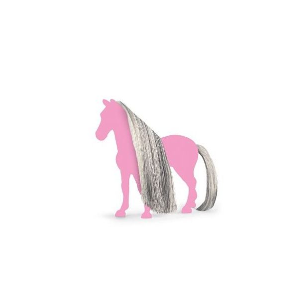 SCHLEICH Šedé doplňky na ocas a hřívu