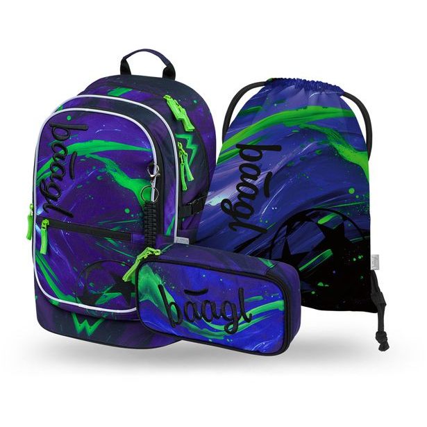 BAAGL SET 3 Core Football champion: batoh, penál, sáček GRS