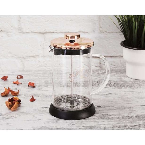 BERLINGERHAUS Konvička na čaj a kávu French Press 600 ml Rosegold collection BH-1494