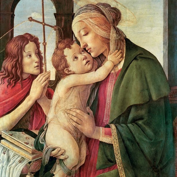 NOTIQUE Poznámkový kalendář Sandro Botticelli 2027, 30 x 30 cm