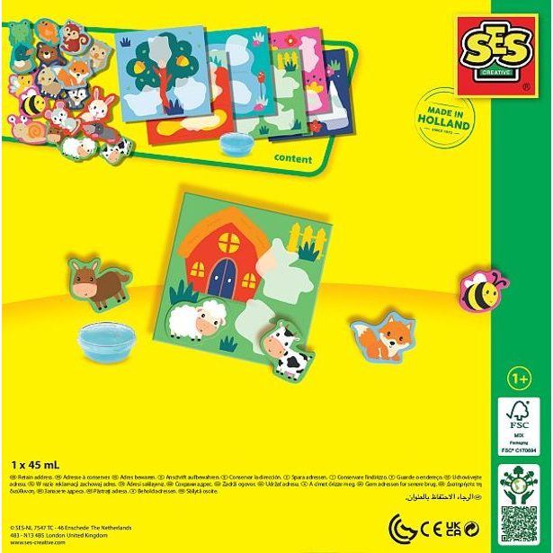 SES Moje první nalepování zvířátek